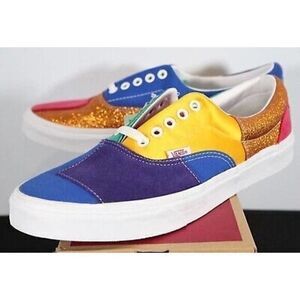 Vans Era Pride Patchwork Multi Color Sneakers Men's Size 10 Eur 43